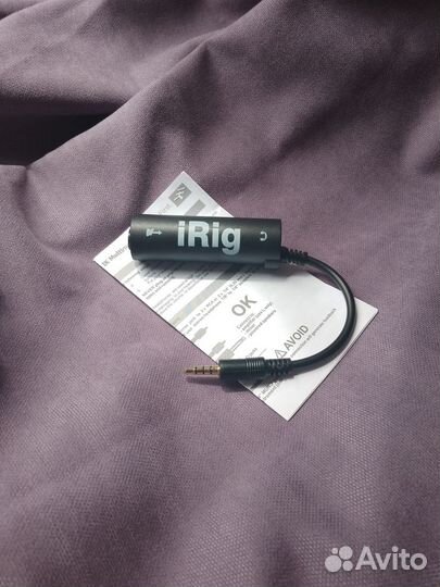 Адаптер iRig для подключения гитары к iPhone/iPad