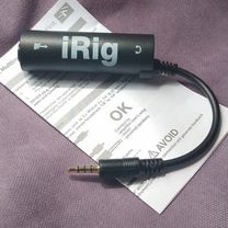 Адаптер iRig для подключения гитары к iPhone/iPad