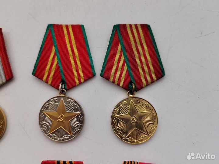 Медали за выслугу лет 10 и 15 лет вс СССР