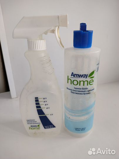 Amway пистолет-распылитель и флакон с крышкой