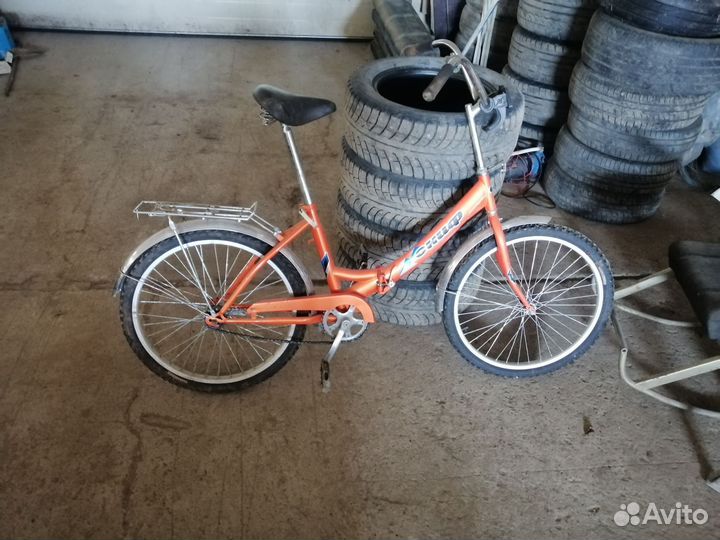 Велосипед скиф