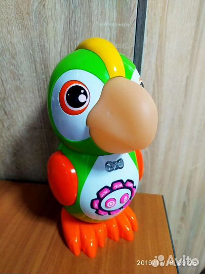 Обучающий говорящий попугай и Пони