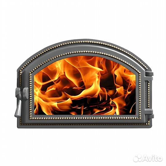 Дверь для Камина везувий каминная 222 (Бронза) вез