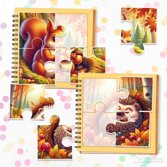 Пазлы на липучках