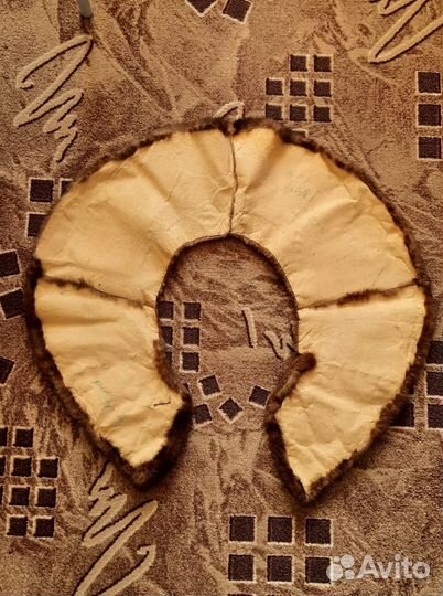 Воротники 2 шт. б\у норка для рукоделия и ремонта