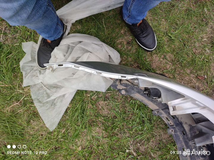 Бампер передний volkswagen polo 2012