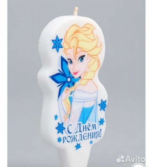 Свечка на торт Эльза