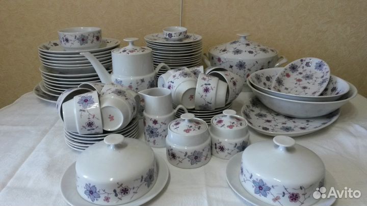 Сервиз чайно-столовый 72 предм Чехословакия