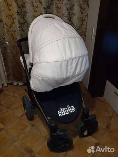 Коляска 2 в 1 Sibis Leather