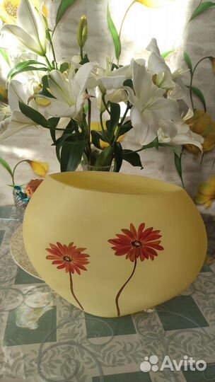 Красивая ваза. Стекло