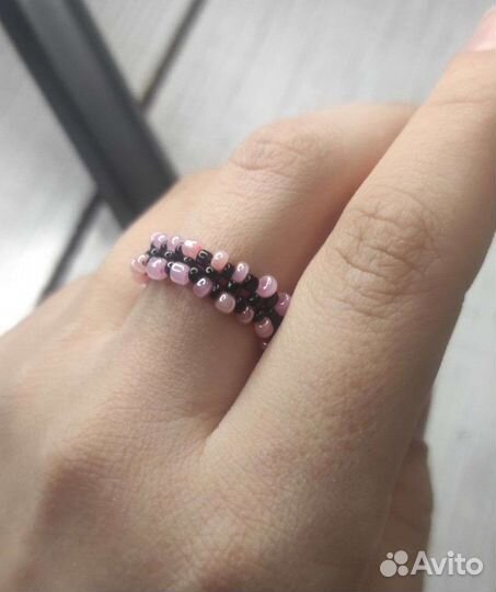 Колечко из бисера