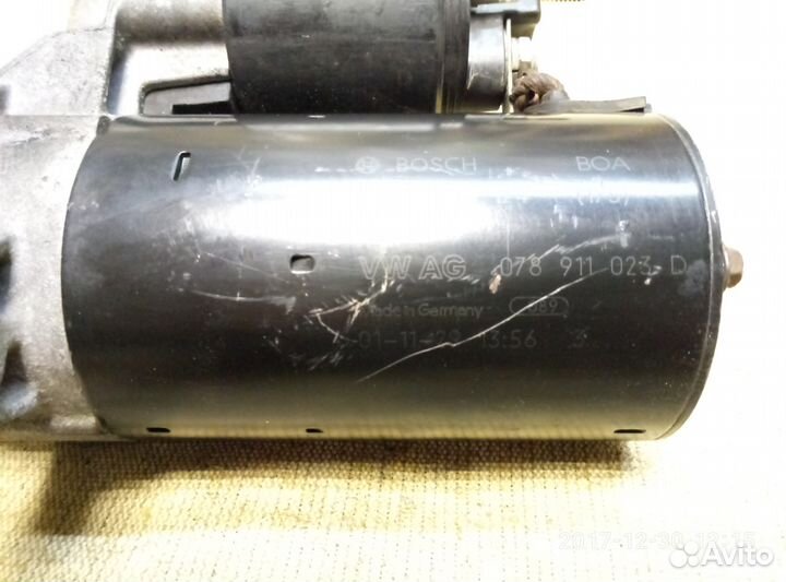 Стартер Ауди,Фольксваген,Шкода 078 911 023 D