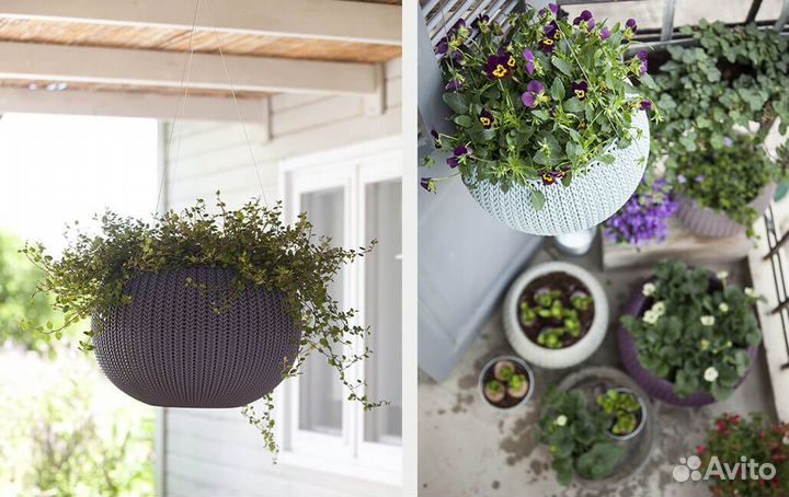 Кашпо подвесное