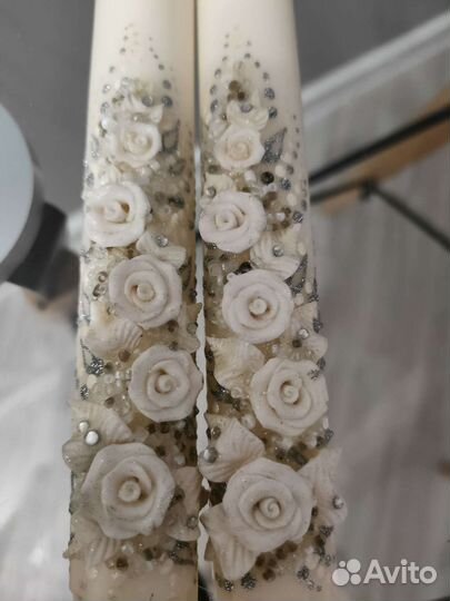 Свечи для венчания, свадебные