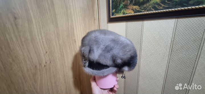 Шапка норковая женская