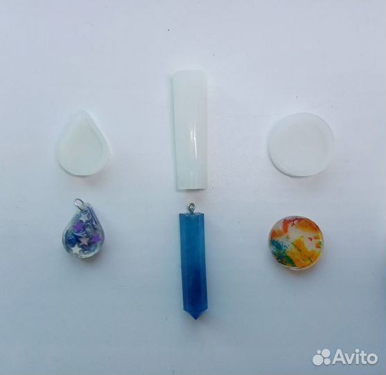 Силиконовые формы и пигменты для эпоксидной смолы