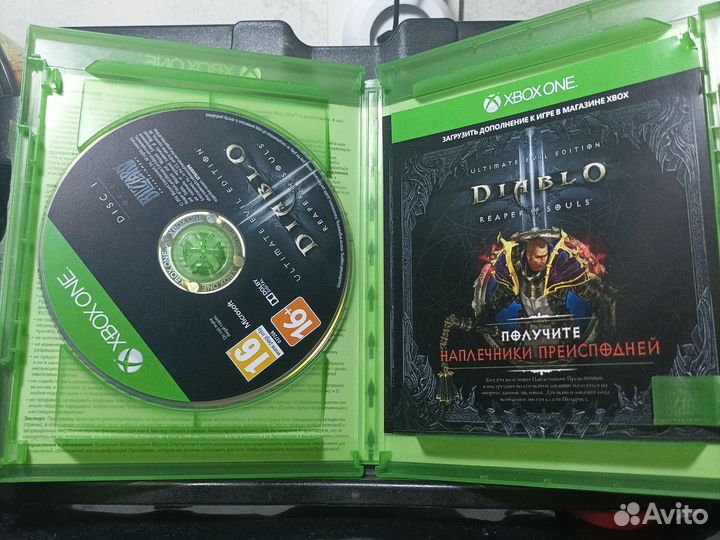 Диски на xbox one diablo 3