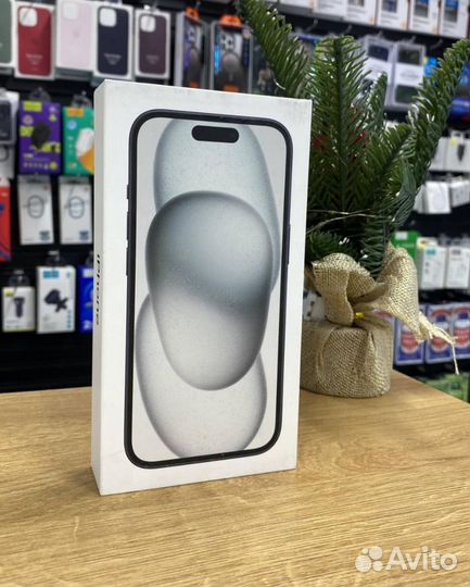 iPhone 15, 128 гб Black sim+esim