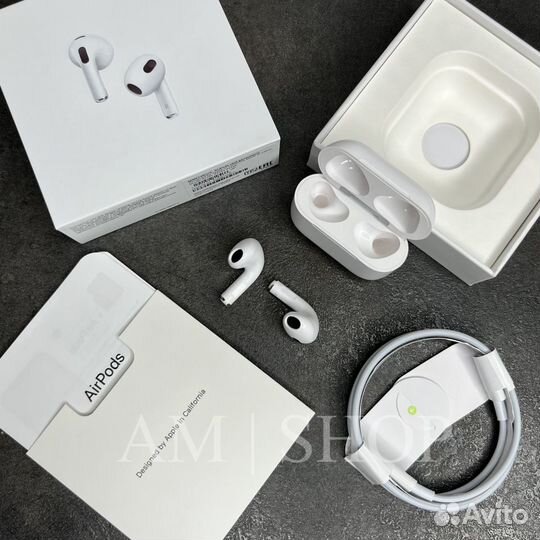 Airpods 3.Гарантия 1 год + чехол