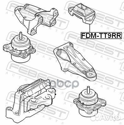 Подушка двигателя задняя ford transit TT9 2006