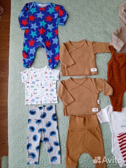 Пакет фирменных вещей для новорожденных до 3 мес