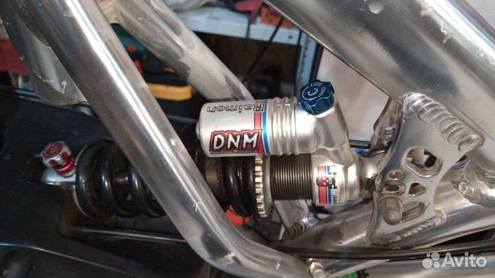 Рама велосипеда с амортизатором