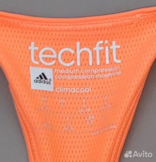 Спортивный топ Adidas Techfit Medium Compression