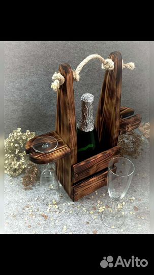 Декоративная переноска-подставка