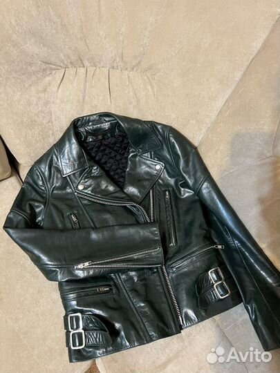 Кожаная куртка victoria beckham