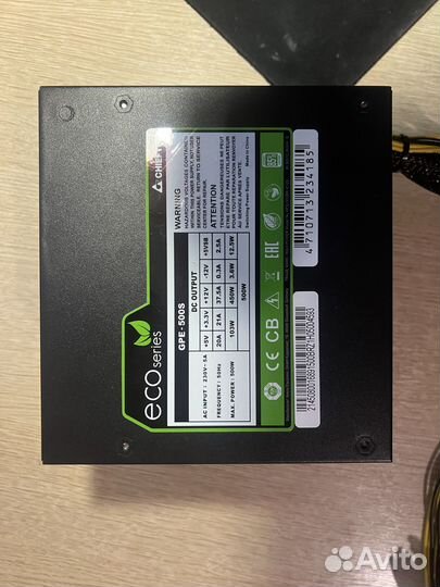Блок питания Chieftec Eco 500W