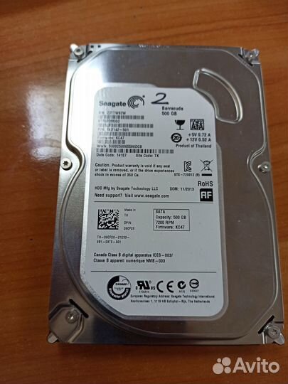 Продам HDD 500 gb 3.5''