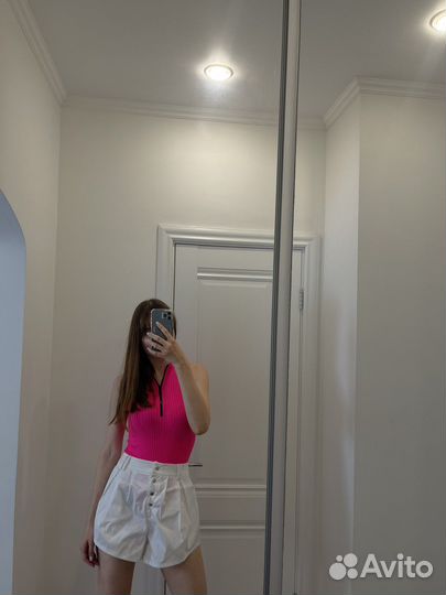 Шорты белые хлопковые