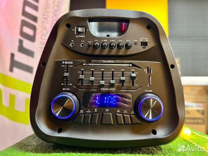 Колонка караоке огромная 105 см Superbass новая