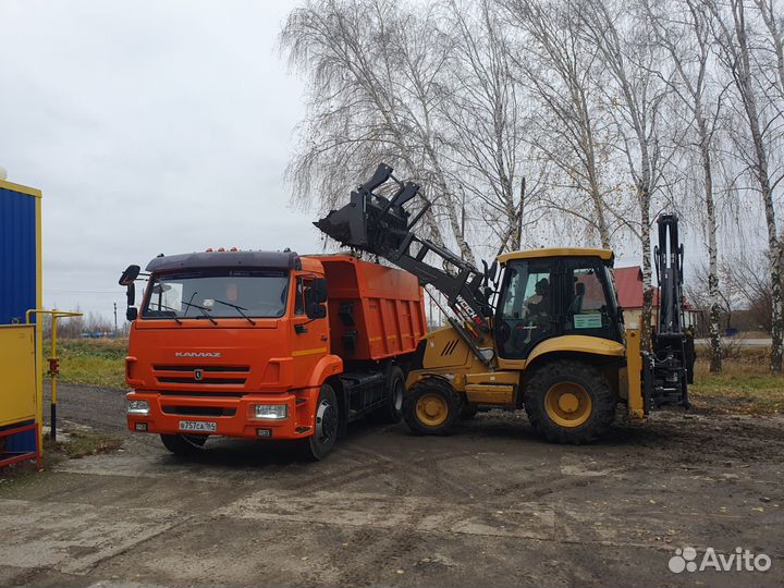 Услуги экскаватора погрузчика