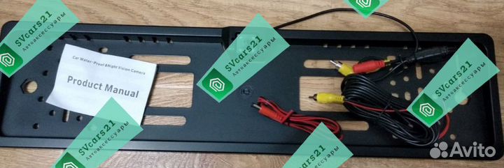 Видеокамера новая заднего вида в номерной рамке