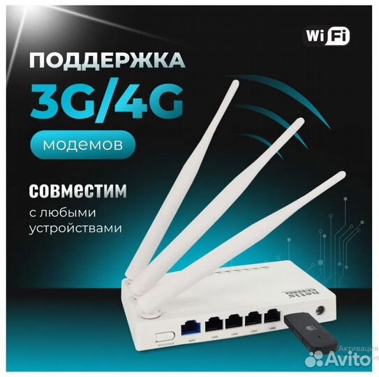 Wifi роутер Netis с usb-разъемом под модем