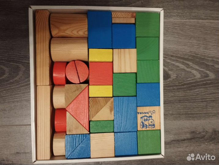 Конструктор деревянный и магнитная мозаика
