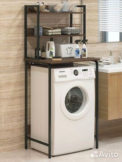 Стеллаж под стиральную машину в стиле лофт