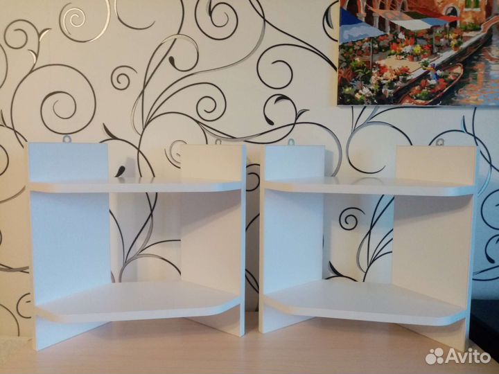 Полка настенная угловая