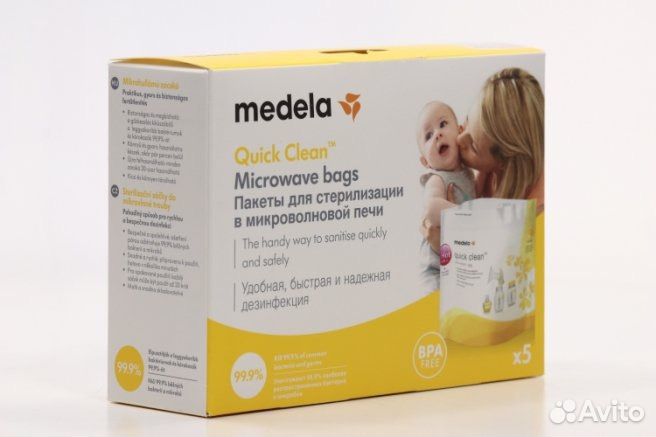 Medela пакет для стерилизации в микроволновой печи