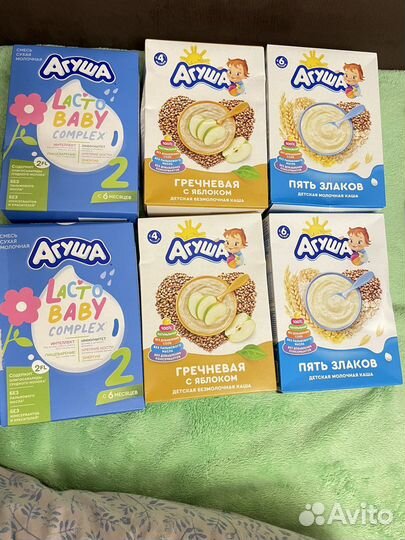 Детские каши. Смесь Агуша