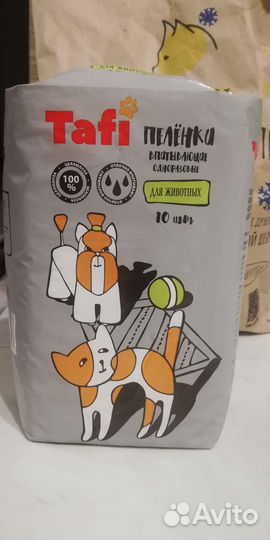 Эко-Наполнитель 9л для кошачьего туалета+пелёнки