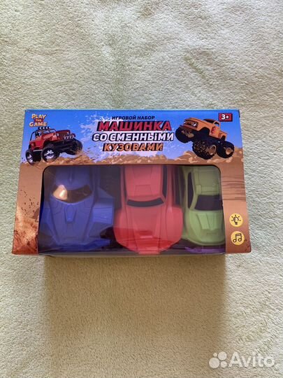 Детские машинки со сменными кузовами