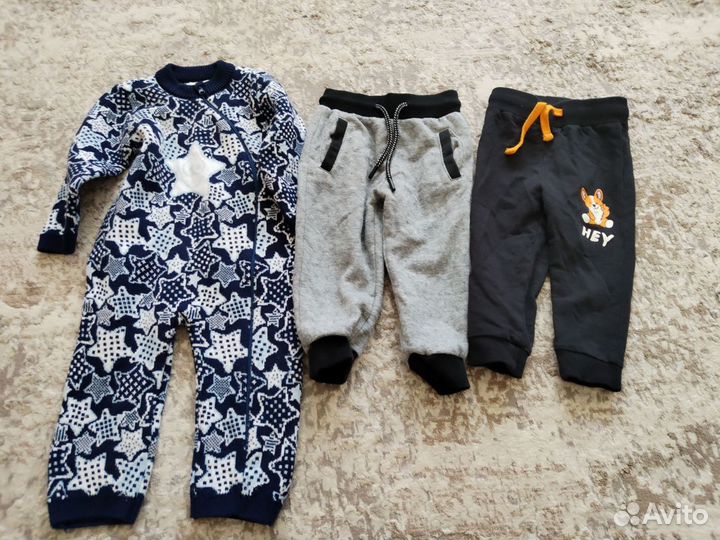 Детские вещи пакетом на мальчика 80 86