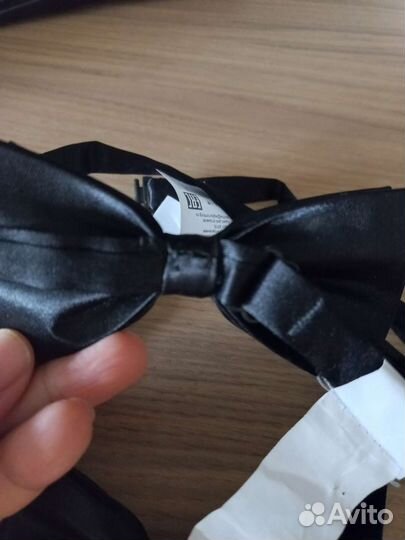 Галстук бабочка черный