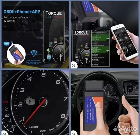 Автосканер ELM327 1.5 wifi для диагностики OBD2