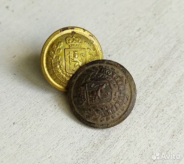Старинные пуговицы
