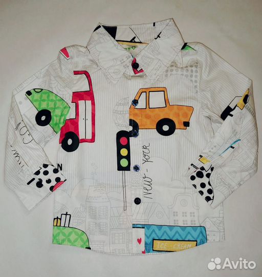 Рубашка для мальчика 86 92