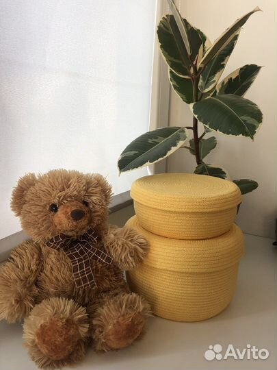 Корзины, сумки, салфетки из шнура