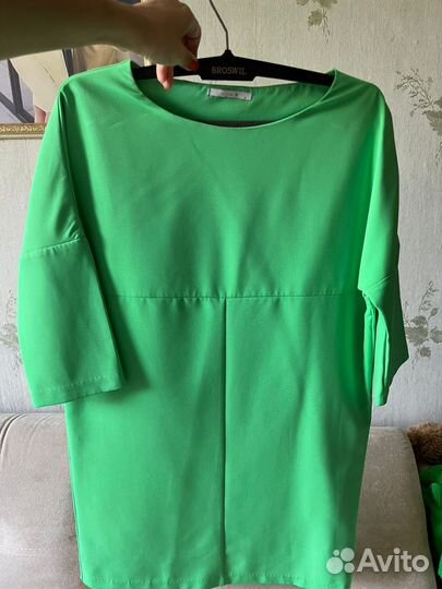 Платья свободного кроя М, lime